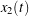 x_{2}(t)