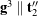 {\bf g}^3 \parallel {\bf t}^{\prime \prime}_2