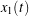 x_{1}(t)